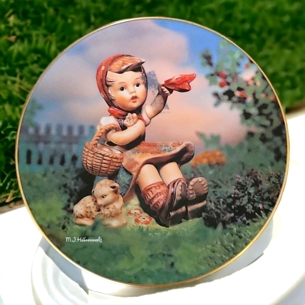 MJ Hummel Sommer Ade Goodbye Summer Gobel porcelain plate 8"
